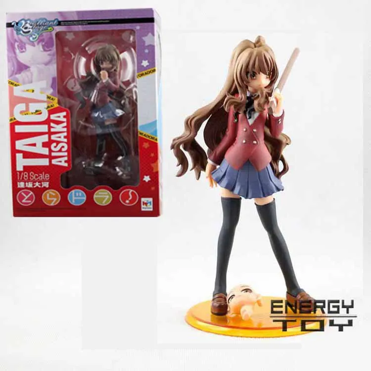 High quality Anime TIGER DRAGON Toradora Aisaka Taiga PVC Mini Action