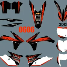 3 м 0606 мотоциклетная команда Графический и Фоны Наклейка Стикер Наборы для KTM SX EXC 2012 2013 и для XC 2011