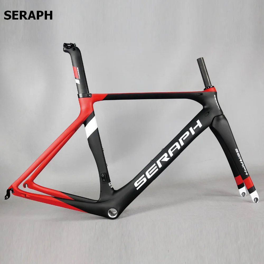 2018 new monocoque technology road bicycle CEN SGS carbon frame, seraph brand carbon frame in