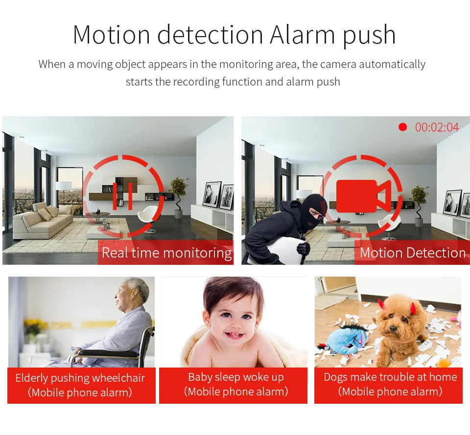 Wistino 960P Wireless IP Camera VR Mini WIFI Camera IR Night Vision Smart Home Security Camera Onvif Monitor Baby Monitor 2 (13)