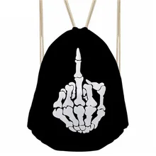 FORUDESIGNS/сумки на шнурке мужские 3D крутые черепа с принтом пальца детские школьные сумки рюкзак спортивные Cinch фитнес сумки студенческий рюкзак