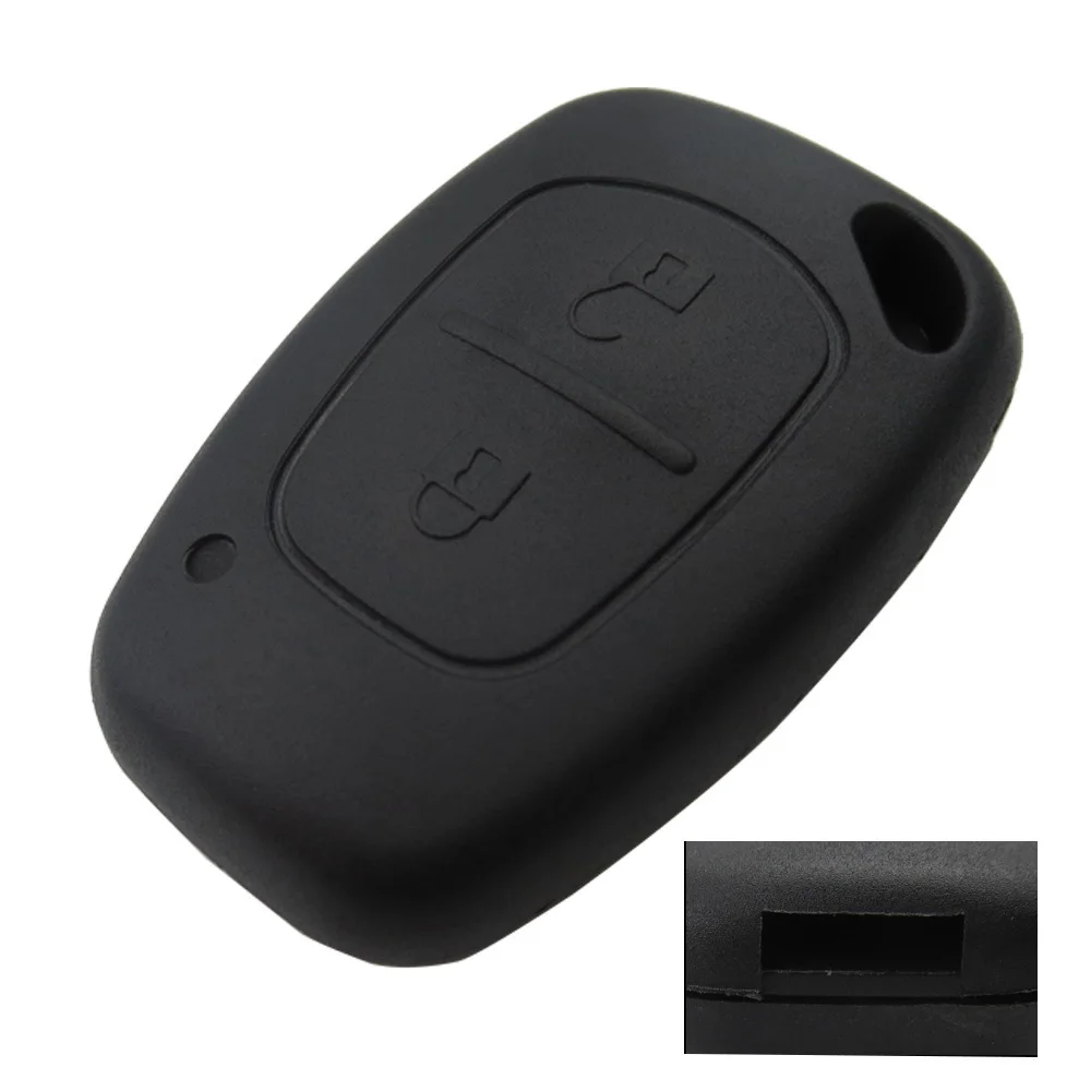 car fuel tank Okeytech 2 Button Remote Car Key Shell Case Fob Cover For Renault Traffic Master Vivaro Movano Kangoo For Nissan No Blade car oil measurement stick