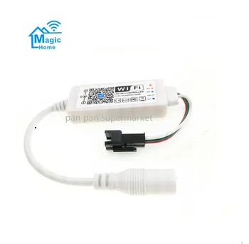 

DC5V DC12-24V Magic Home LED Controller Addressable 2048 Pixel Mini WiFi Controller For WS2811 SK6812 WS2812B LED Strip