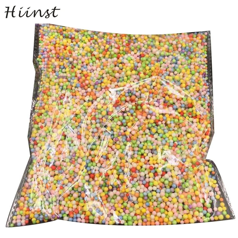 

HIINST Colorful 16000pcs bubble decoration Styrofoam Balls Mini Foam Balls Decorative DIY material Craft Supplies p50 APR4