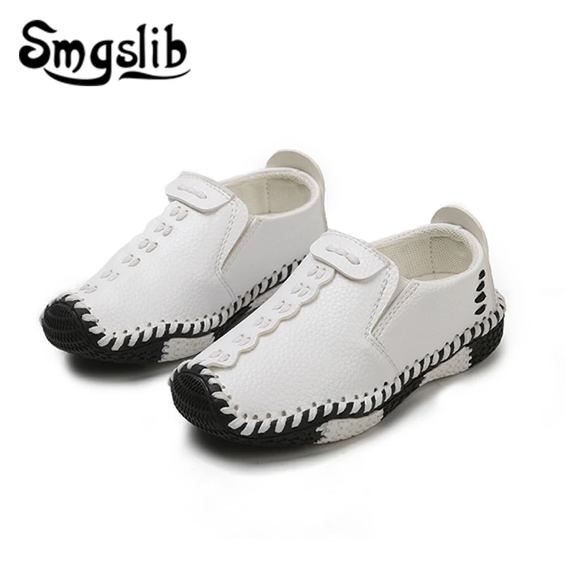

Kids Shoes Children Sneakers Casual Shoes For Girl Boys Pu Leather Shoes Kids Moccasin Loafers Toddlers Casual Wedding Flats