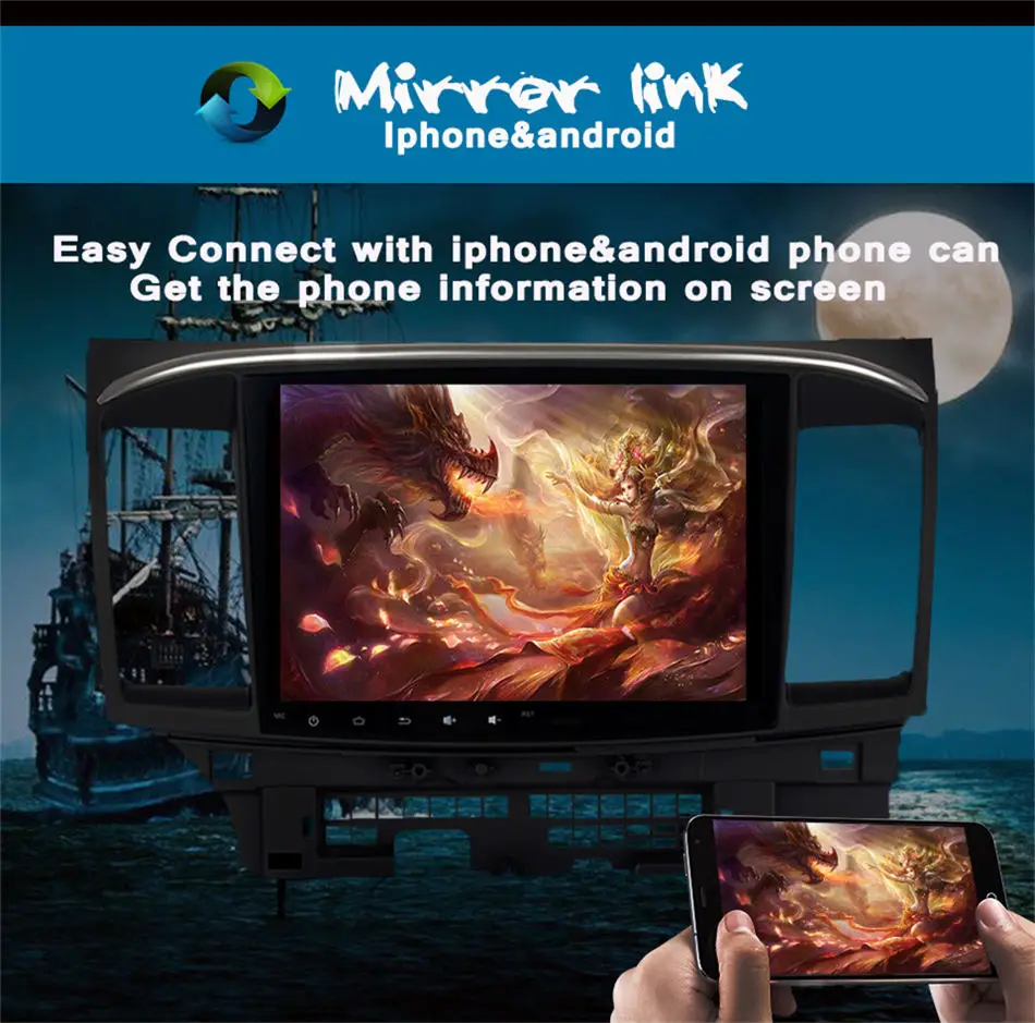 Perfect Android 9.0 car dvd for Mitsubishi Lancer 10.2 inch 2008 2009 2010 2011 2012 2013 2014 2015 2016 2017 2018 car stereo Headunit 13