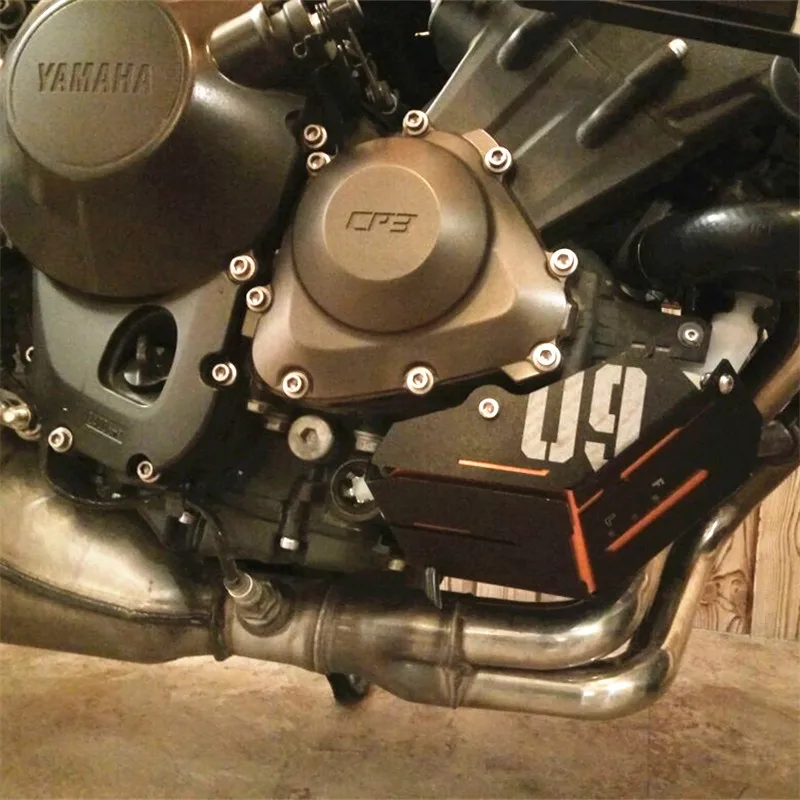 Боковая защита радиатора Yamaha MT09 FZ09 защитная крышка резервуара для