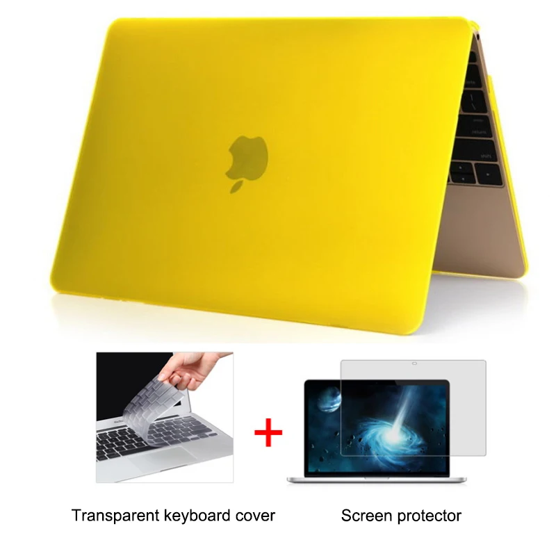 2019 Новый матовый чехол для ноутбука 11 12 13 15 inchs Apple Macbook Pro Retina Air Touch Bar A1932 A1989 A1990 |