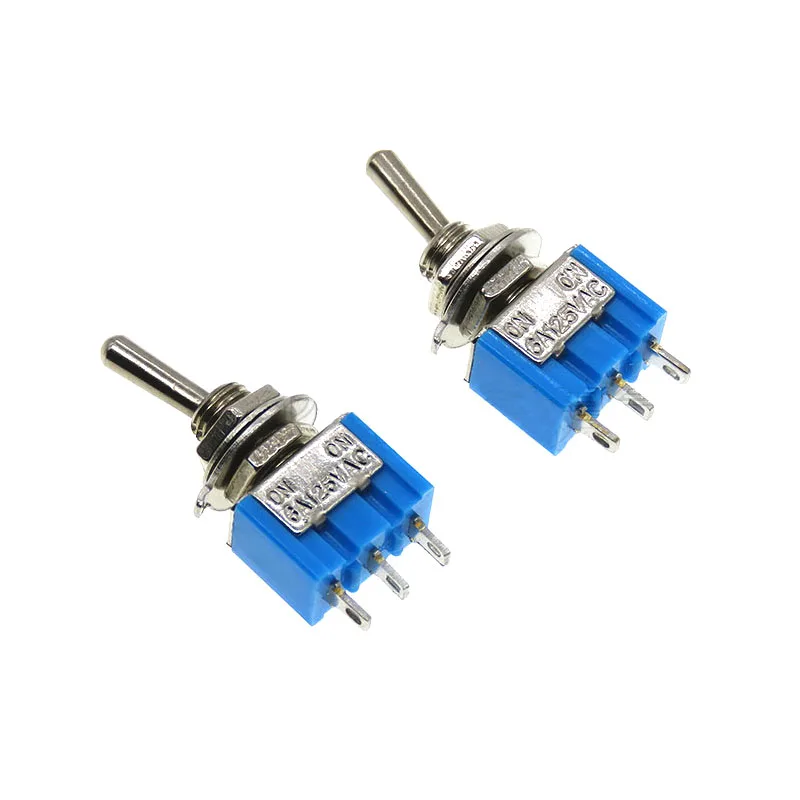 

20Pcs SPDT ON-ON 2 Positions 3 Pin Latching Micro Toggle Switch MTS-102