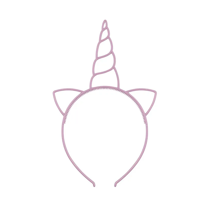 12pcs Unicorn Party Headband Festival Party Headband Holiday Hair Accessories Birthday Decoration For Kids PT36 (4)