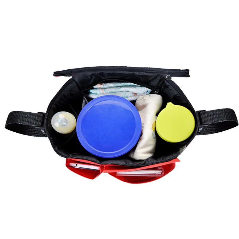 Baby Diaper Thermal Insulation Bag Waterproof Mummy Nappy Maternity Bags Cute Pattern Oxford Stroller Hook Shoulder Bag BB6007 (15)