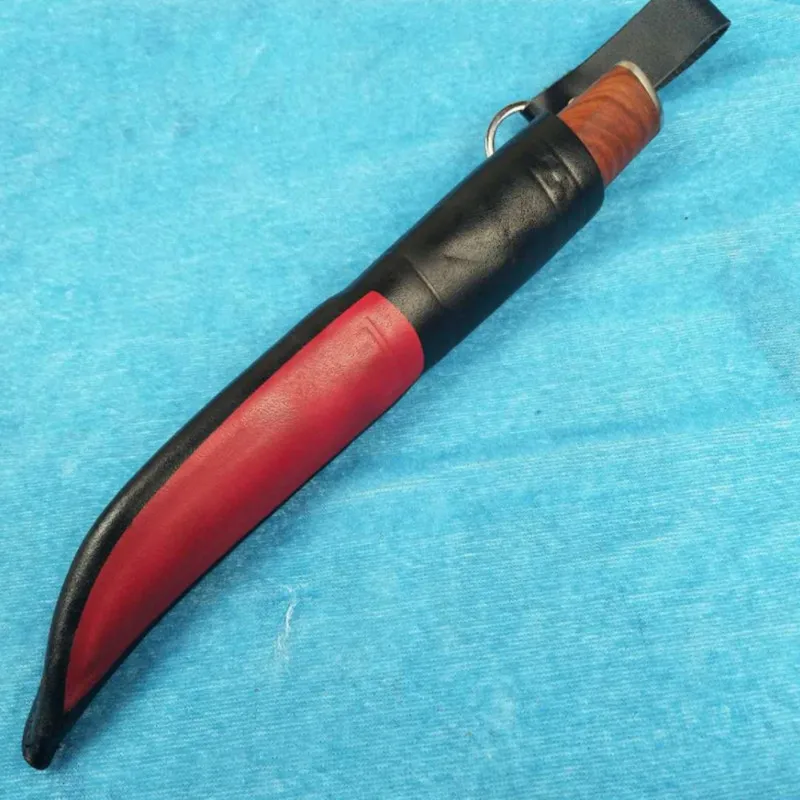 Ручной работы, 440C стальной охотничий нож, Походный нож для выживания, тактический нож с фиксированным лезвием, деревянная ручка