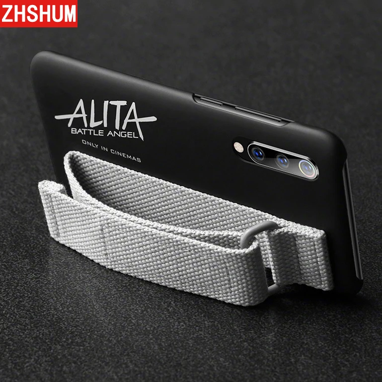 Hard Plastic Original Case For Xiaomi MI 9 SE MI9 Case Wrist Strap ALITA Case for Xiaomi Mi 8 SE Mi8 Official Redmi Note 7 Cover