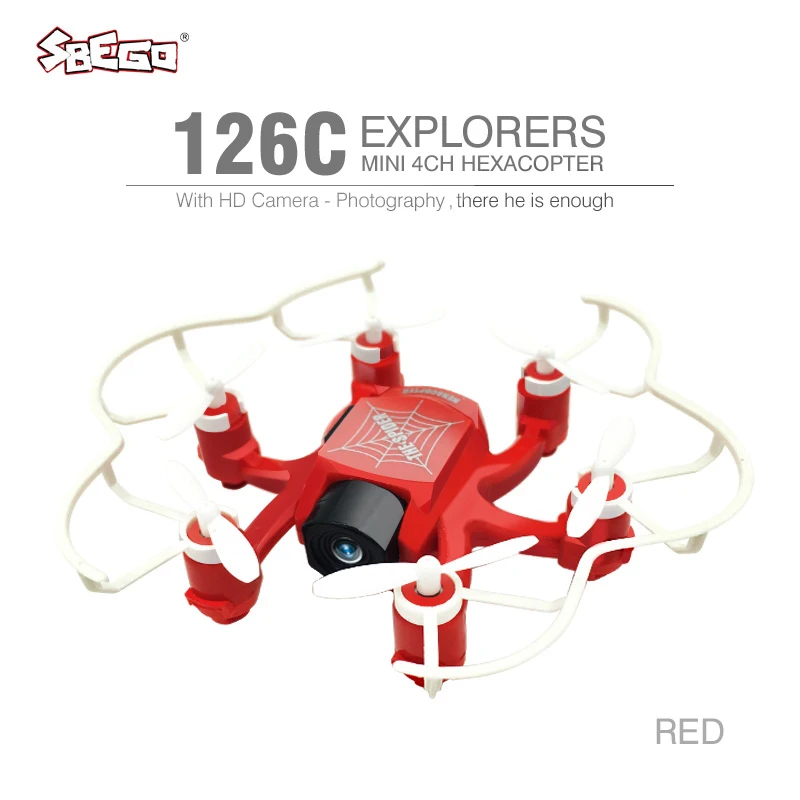Дрон SBEGO 126C Spider Drone 2 4G 3D 6 осевой гироскоп RC вертолет один ключ возврат двойной