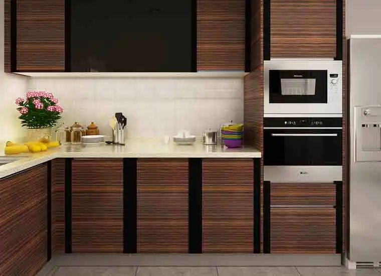 Kenya Project Commercial Kitchen Cabinet With Pvc Sheet Op14