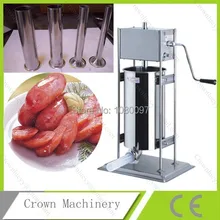 12L коммерческий вертикальный нержавеющая сталь колбасный шприц наполнитель