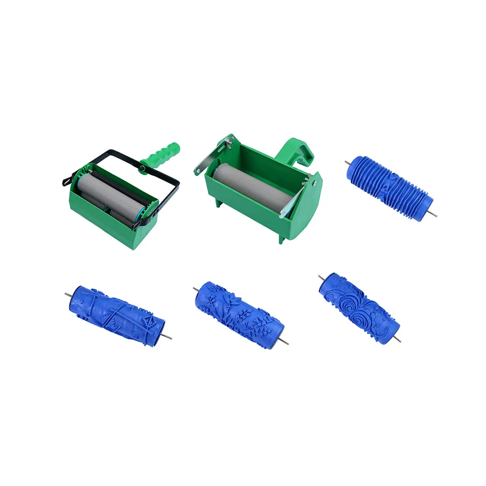

2019 Useful Portable Paint Roller Painting Machine Color Wallpaper DIY Handmake Home Decoration Supplies Wall Roller Brush Tool