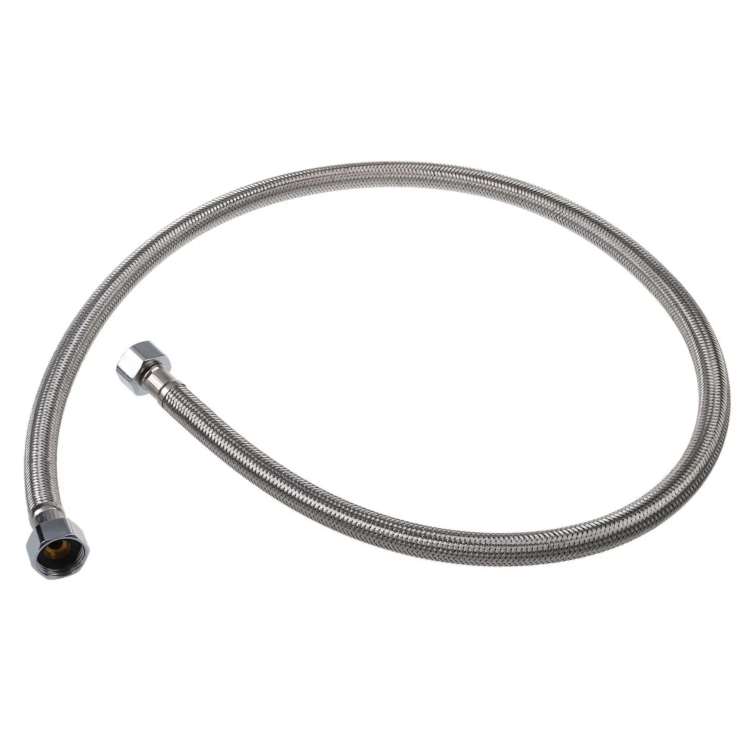 1M Braided Flexible Shower Hose Water Heater Connector Pipe Tubein