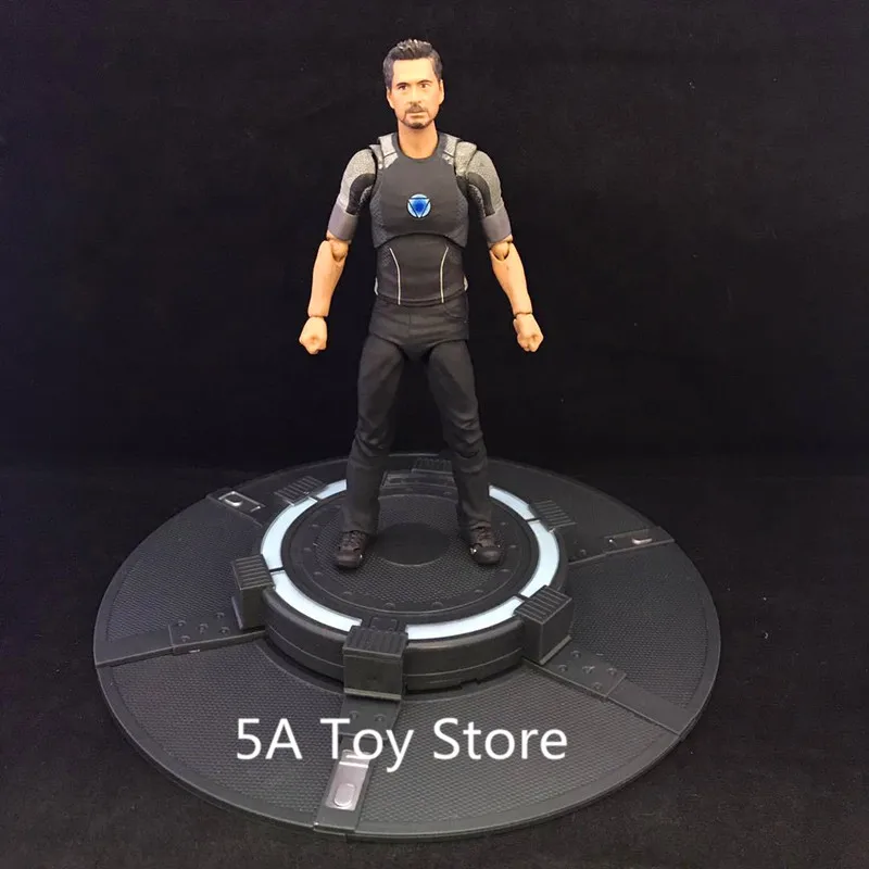 

SHF Figuarts Marvel Figure Avengers Super Hero Iron Man Tony Stark PVC Action Figures Collection Model Toys 17CM