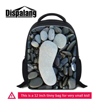 

Dispalang Children 3D Kids bag Cute Footprint Small Backpack Toddler Kid Mini School Bags Kindergarten Stone Shoudler Book Bag