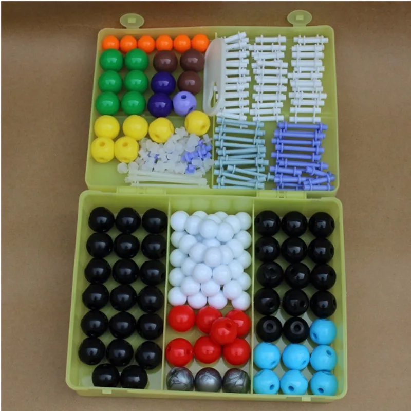 

high school organic chemistry, molecular structure model, stick + proportion model of organic molecules