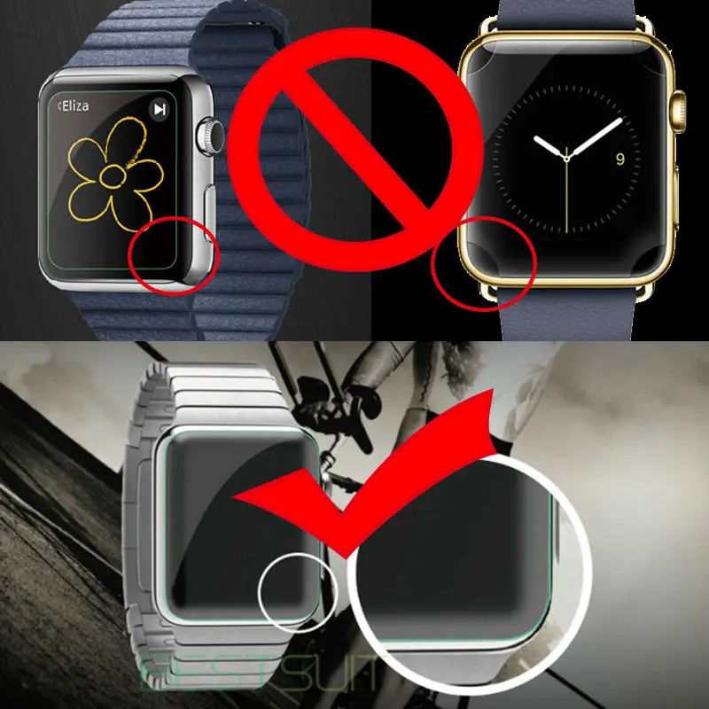 URVOI настоящее полное покрытие экрана для apple watch радиан TPU чистый полный экран защитный ремонт покрытие ТПУ мембранные линзы