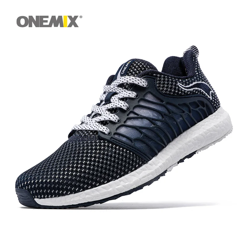 ONEMIX мужские кроссовки для бега женщин летние сетчатые дышащие спортивные Супер