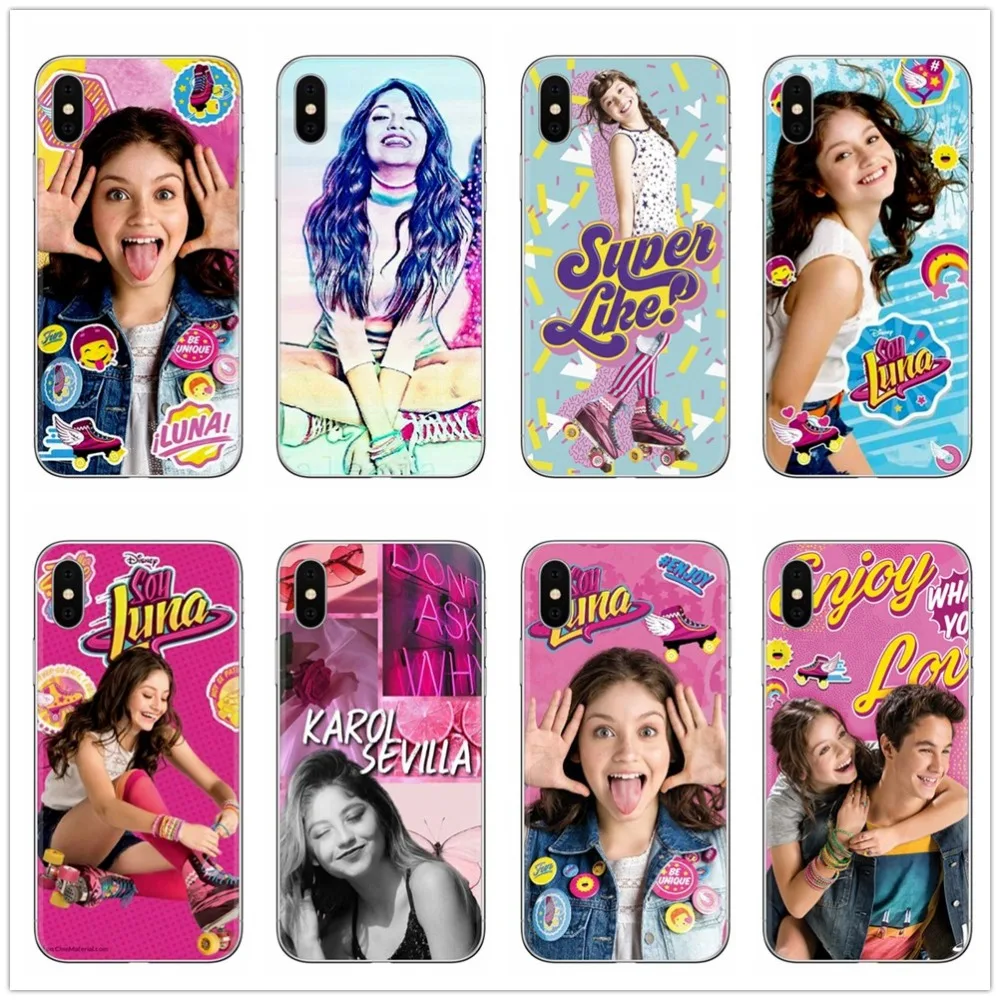 Чехол Soy Luna для iPhone 7 Plus мягкий силиконовый чехол из ТПУ Apple 8 6 6s X XS MAX XR 5S SE чехлы