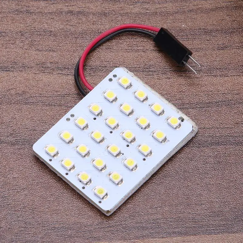 T10 5050/3528 24SMD светодиодный светильник для салона автомобиля белый гирлянда
