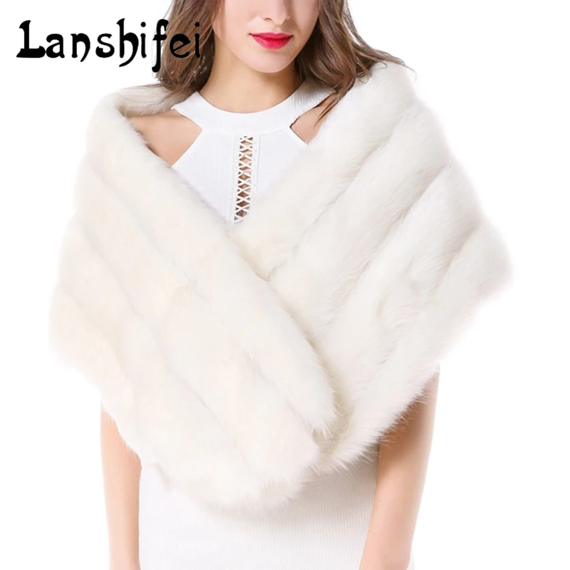 fur shawl for women