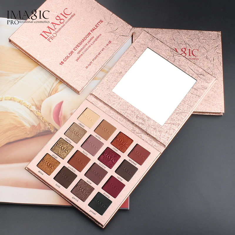 IMAGIC New Arrival Charming Eyeshadow 16 Color Palette Make up Palette Matte Shimmer Pigmented Eye Shadow Powder IMAGIC New Arrival Charming Eyeshadow 16 Color Palette Make up Palette Matte Shimmer Pigmented Eye Shadow Powder