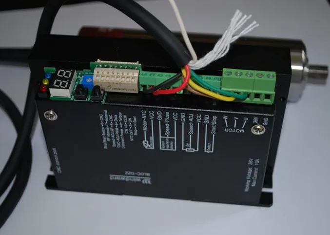 250w 60000rpm ER8 Brushless spindle motor+MACH3 driver for CNC spindle kits