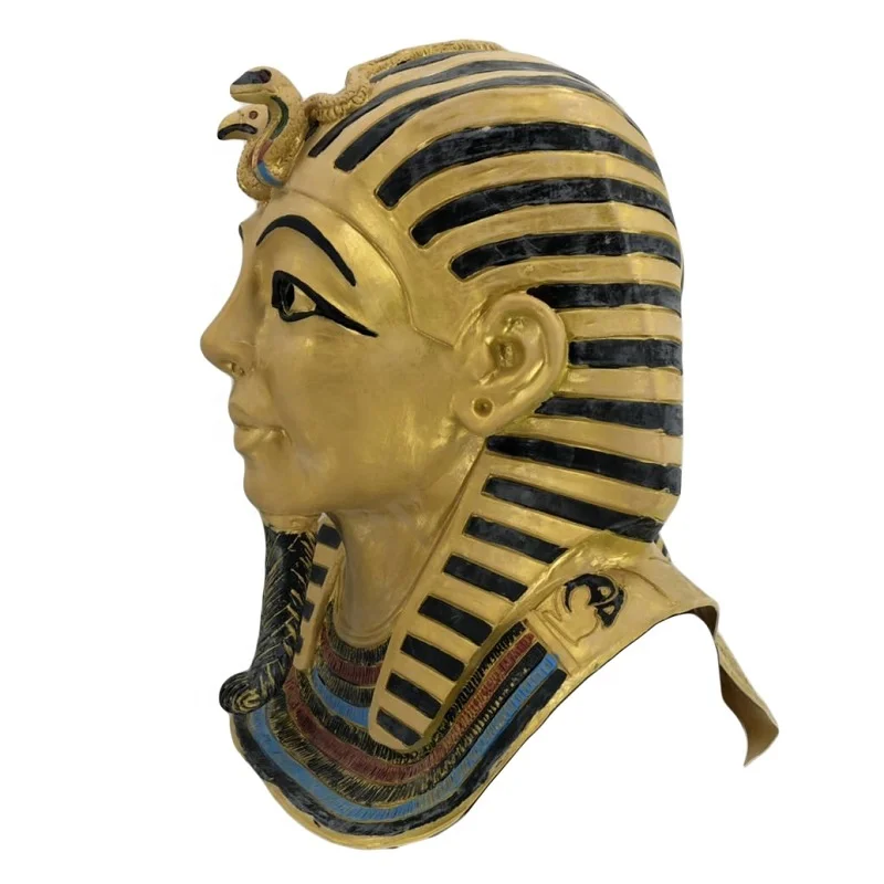 Fabulous Realistic Cosplay Costume Party Halloween Wonderful God Egyptian Pharaoh Mask Fabulous Realistic Cosplay Costume Party Halloween Wonderful God Egyptian Pharaoh Mask