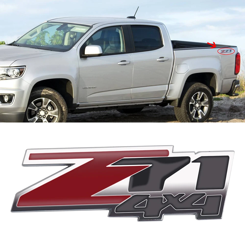 Z71 4X4 эмблема 3D Стикеры табличка магистральному Знак отделкой наклейки для Chevrolet