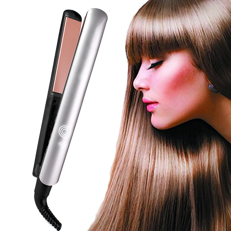 

Professional Hot Hair Straightening Flat Iron Automatic Electric Ceramic Hair Straightener Magic Straight Styling Tools