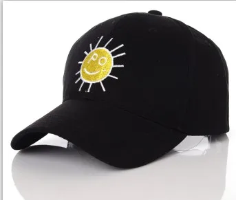 Женская бейсбольная кепка с солнцезащитным узором Snapback cap s Мужская кепка с пустыми костями Gorras шапки для женщин и мужчин - Цвет: Черный