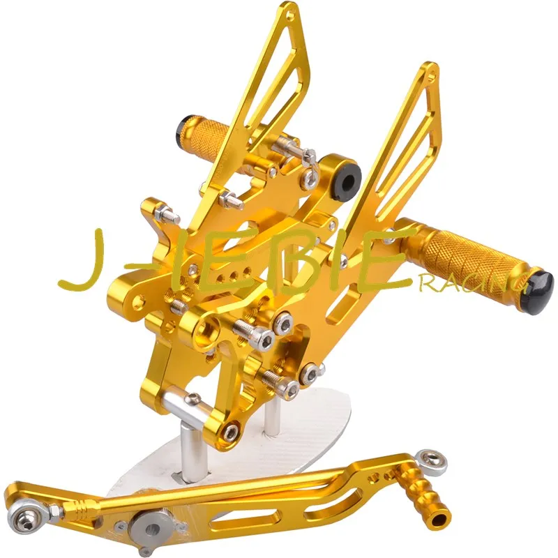 

Набор настраиваемых задних ножек с ЧПУ для Yamaha YZF R6 2006 2007 2008 2009 2010 2011 2012 2013 2014 GOLD
