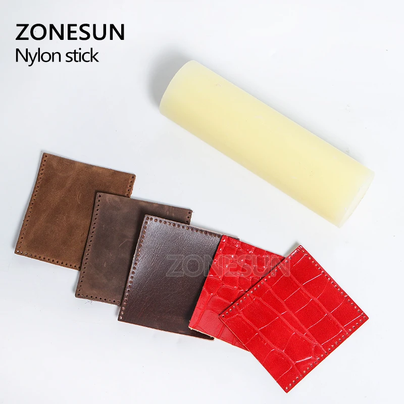 ZONESUN нейлоновая палочка для кожевенного резки штамповки инструмент перфорации