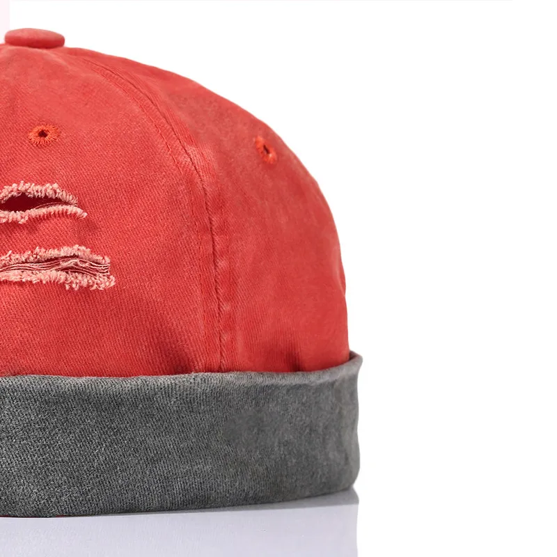 Beanies шапка мужская Корейская Дыня Skullies шапки без карнизов зимняя винтажная Сейлор хип-хоп Мужская шапочка из спандекса модная повседневная женская шапка для девочек s H7327