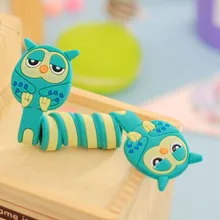 10pcs Animals Silicone Cable Winder Clip Earphone Headphone Winder Earbud Cable Cord Wrap Organizer Holder for iPhone Samsung