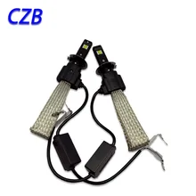 2 шт 20 Вт H7 Hi/Lo 3200LM светодиодный для Philips комплект автомобильных светодиодных фар HID белая лампа 6500K Быстрая