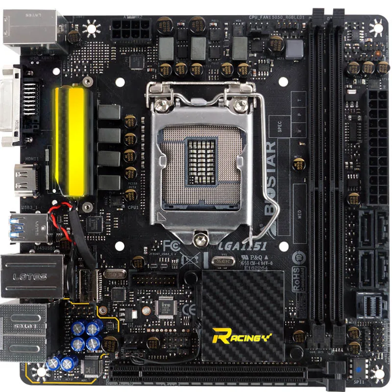 

1151 ITX motherboard original Biostar B250GTN 1151 DDR4 support G4560 I5-7500