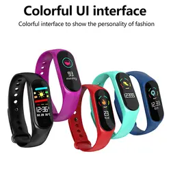 Цветной экран спортивный браслет на запястье шагомер для Bluetooth спортивный шагомер пульсометр кровяное давление спящий монитор Часы