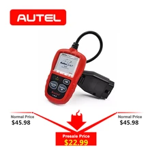 AUTEL AutoLink AL319 OBD2 PODE Auto Carro On-Board Diagnostic Ferramenta OBDII Veículos Car Motor Falha de Código de Tela TFT scanner leitor