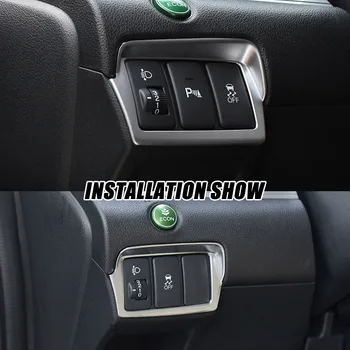 

ABS Matte For Honda CRV CR-V 2012 13 14 15 2016 Accessories Headlight Lamp Switch Control Sticker Cover Trim Car Styling 1pcs