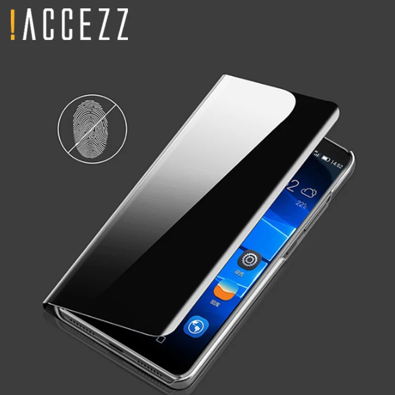 

!ACCEZZ 3D Mirror Smart Flip Phone Case Full Protective Cover For Huawei Mate 8 9 Pro Auto Wake Up Sleep Shell Fundas Capa Coque
