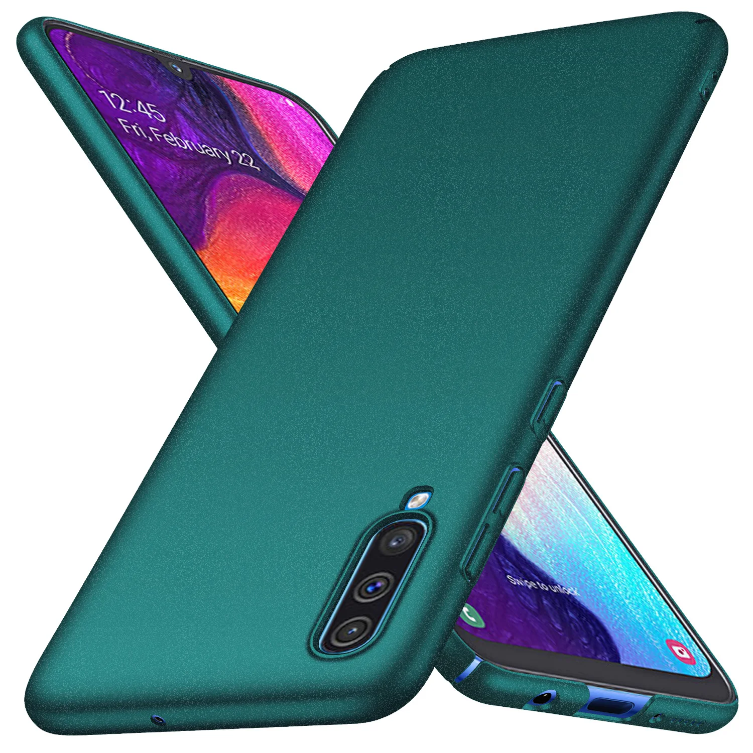 Чехол для samsung Galaxy A10 A20S A30S A40 A50 A60 A70 A80 A90, ультратонкая Минималистичная тонкая защитная задняя крышка-чехол для телефона