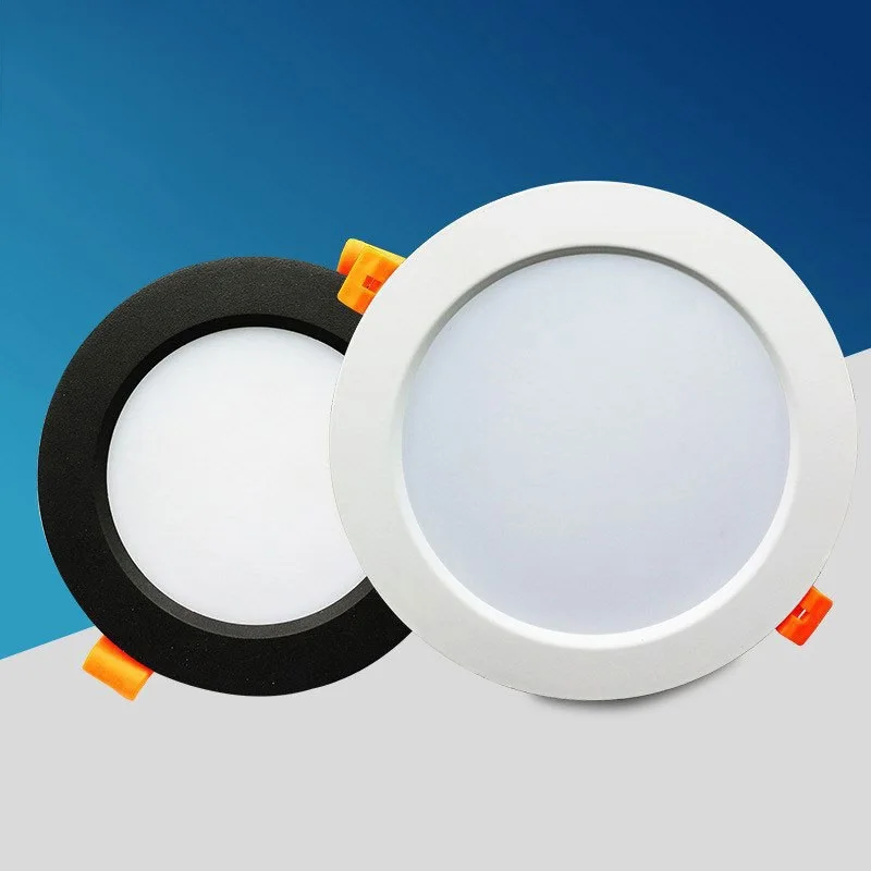 

LukLoy High CRI Embedded Downlight Large Office Store Hotel Ceiling Hidden Spotlight Lobby Stainless Steel Long Life Down Light