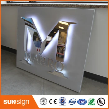 

Popular mirror stainless steel backlit led letters polish reverse lit channel letters doordash light up signs letters