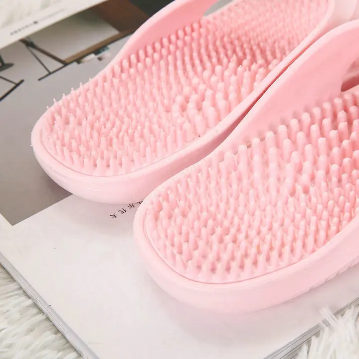 new casual fashion factory direct sales Summer sliders Anti Slip Massager Sole Indoor and outdoor Women Flat Slippers (12)